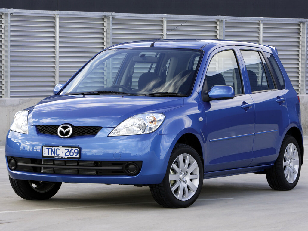 Mazda Mazda2 (DY) 1 поколение, рестайлинг, хэтчбек 5 дв. (04.2005 - 03.2007)